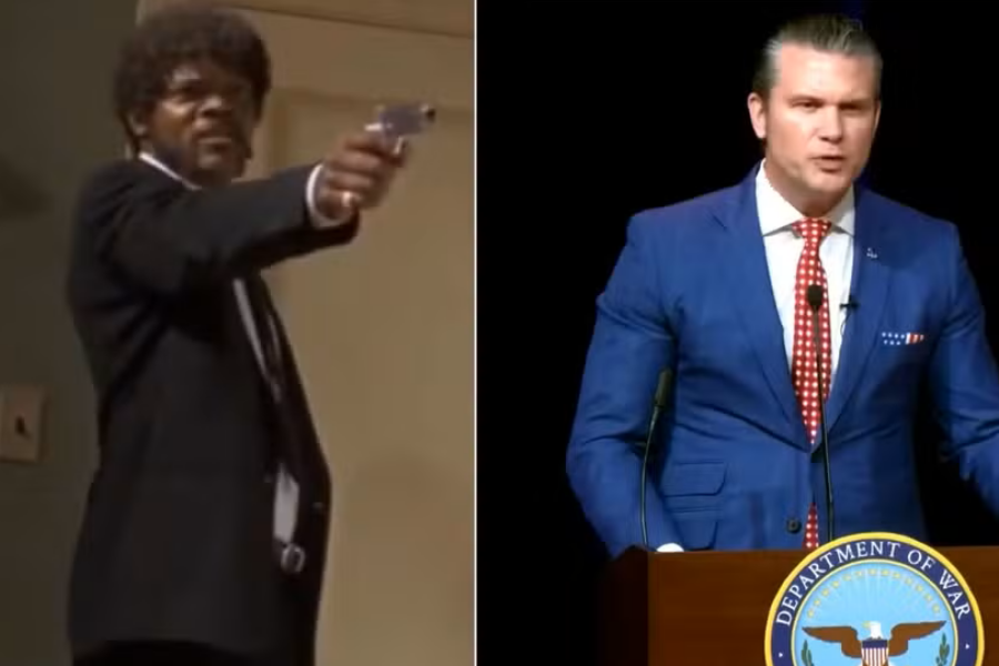 Secretário de Defesa dos EUA cita fala de filme como se fosse trecho bíblico durante culto no Pentágono