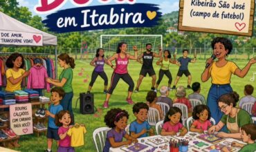 Dia de Doar promove tarde de solidariedade e integração na comunidade de Ribeirão São José