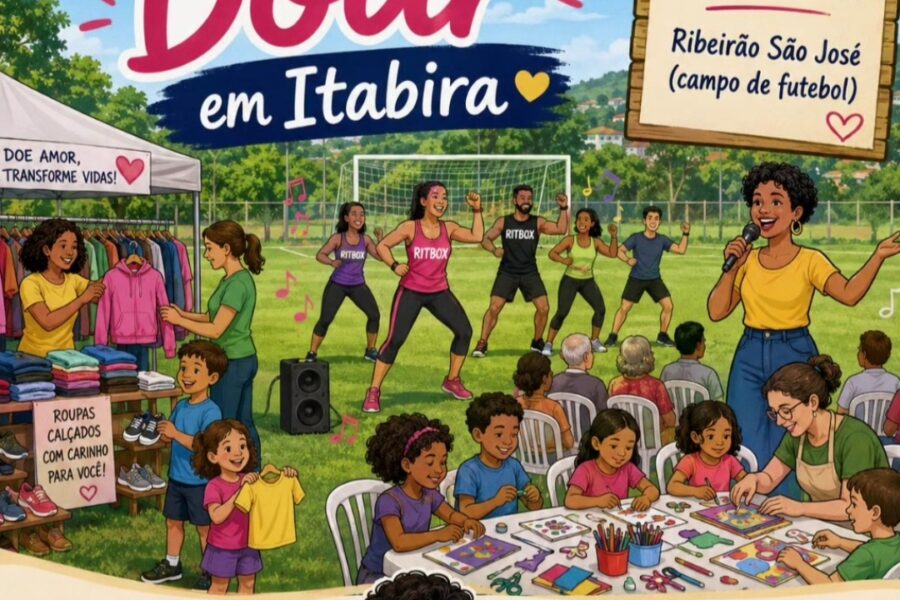 Dia de Doar promove tarde de solidariedade e integração na comunidade de Ribeirão São José